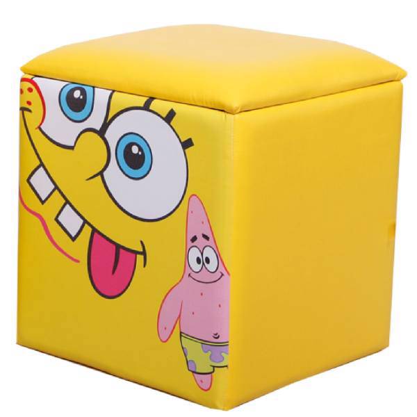 جلو مبلی کودک پینک مدل Spongebob، Pink Spongebob Kids Sofa Puff