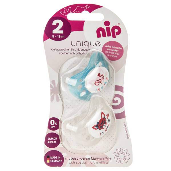 پستانک نیپ مدل 31313BW بسته 2 عددی، Nip 31313BW Pacifier And Accessories Pack Of 2