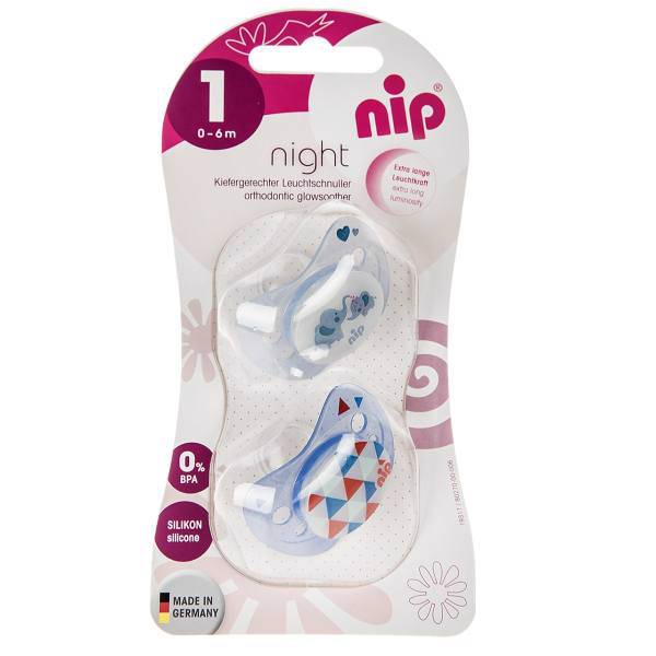 پستانک نیپ مدل 31309BB بسته 2 عددی، Nip 31309BB Pacifier Pack Of 2