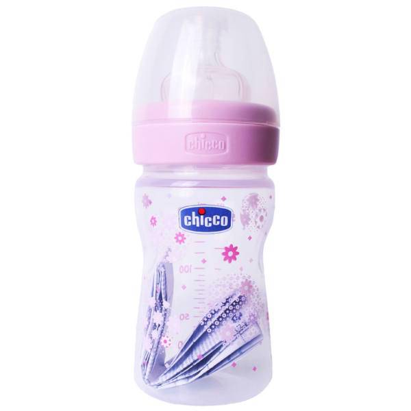 شیشه شیر چیکو مدل 01 Wellbing ظرفیت 150 میلی لیتر، Chicco Wellbing 01 Baby Bottle 150ml