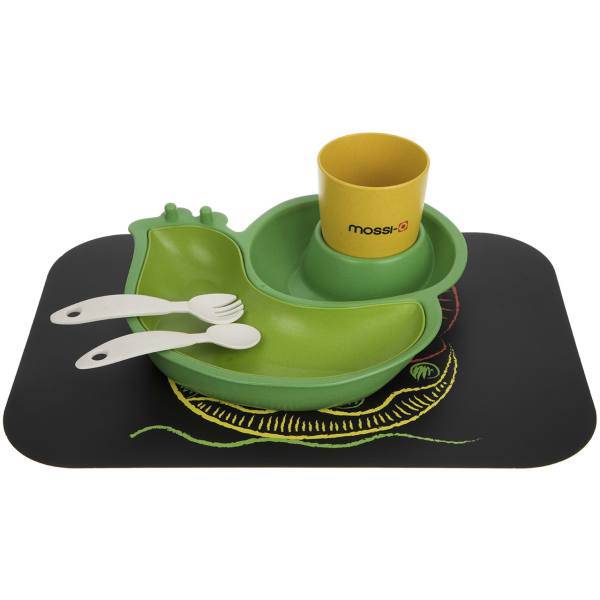 ست 6 تکه غذاخوری کودک موسیو بیبی مدل Snail، Mossio Baby Snail Baby Feeding Set 6 Pcs