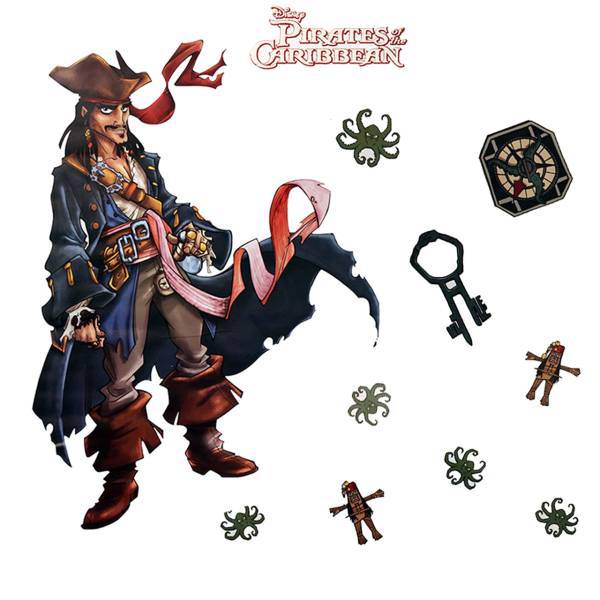 استیکر دکوفان مدل Pirates Of The Caribbean Maxi، Decofun Pirates Of The Caribbean Maxi Sticker