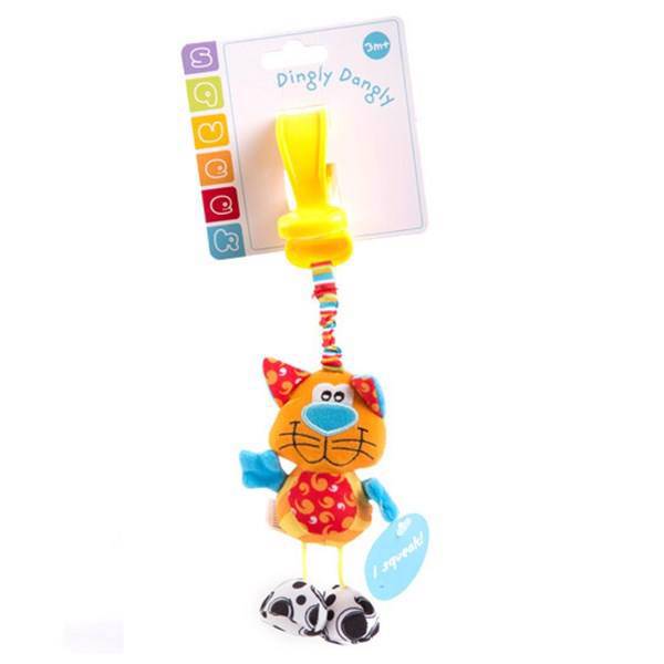 آویز عروسکی پلی گرو مدل گربه، Playgro Cat Doll Pendant