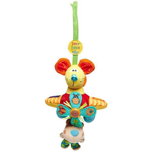 آویز عروسکی پلی گرو مدل موش جعبه اسباب بازی، Playgro Toy Box Doll Pendant