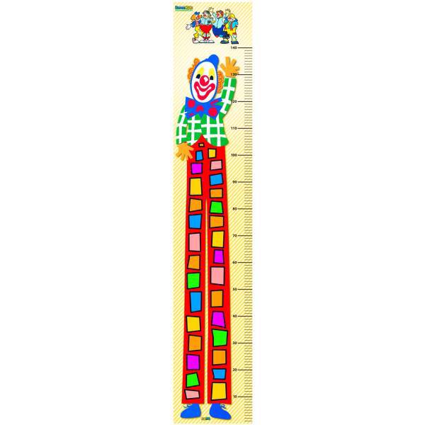 استیکر اندازه گیری قد باران کیدز طرح دلقک، Clown Wall-Mount Height Measure