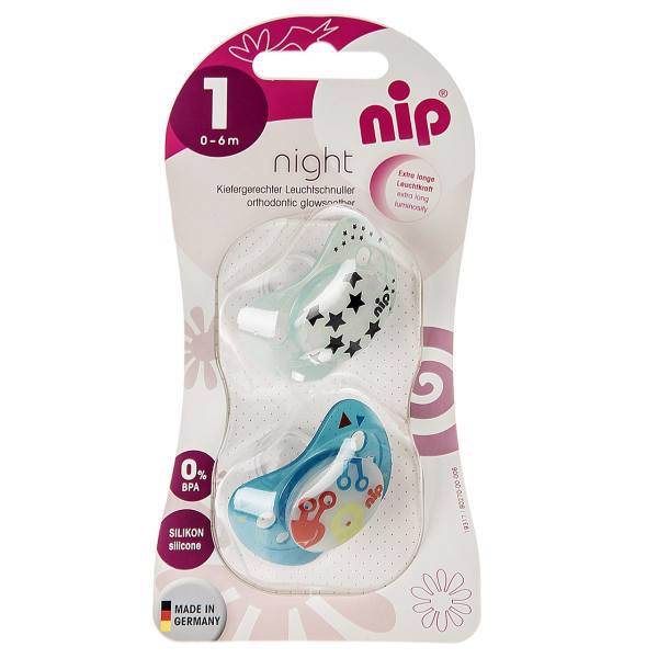 پستانک نیپ مدل 31309GB بسته 2 عددی، Nip 31309GB Pacifier Pack Of 2