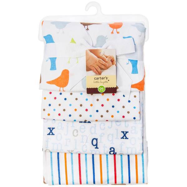 خشک کن کارترز مدل Alphabet بسته 4 عددی، Carters Alphabet Drying Towel Pack of 4