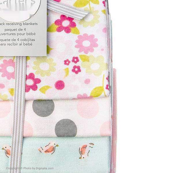 خشک کن کارترز مدل Flower and Heart بسته 4 عددی، Carters Flower and Heart Drying Towel Pack of 4