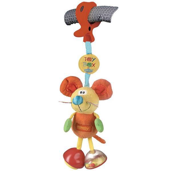 آویز عروسکی پلی گرو مدل موش، Playgro Mimsy Doll Pendant