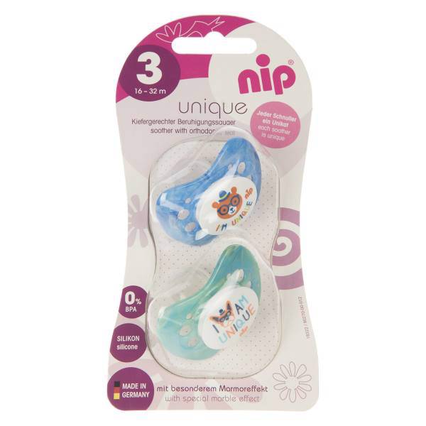 پستانک نیپ مدل 31314BG بسته 2 عددی، Nip 31314BG Pacifier And Accessories Pack Of 2