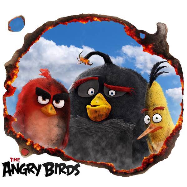 استیکر سه بعدی سالسو طرح Angry Birds، Salso Angry Birds 3D Sticker