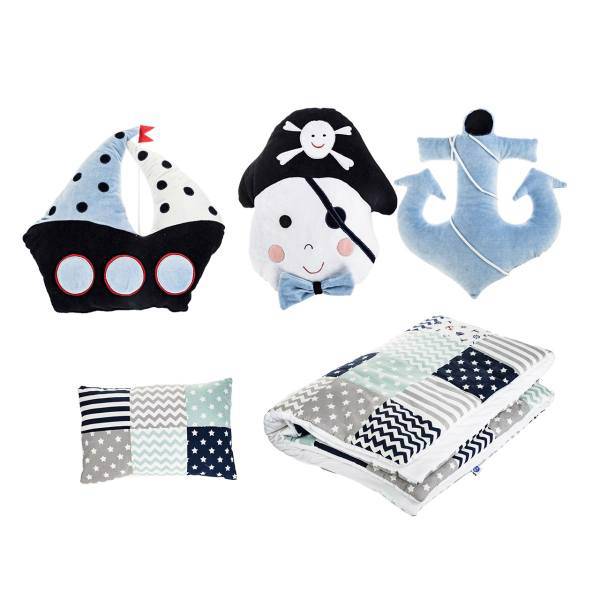 سرویس 5 تکه خواب کودک رها مدل Pirate، Roha Pirate Baby Bed Set 5 Pieces