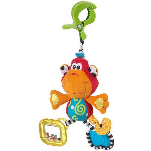 آویز عروسکی پلی گرو مدل میمون، Playgro Monkey Doll Pendant