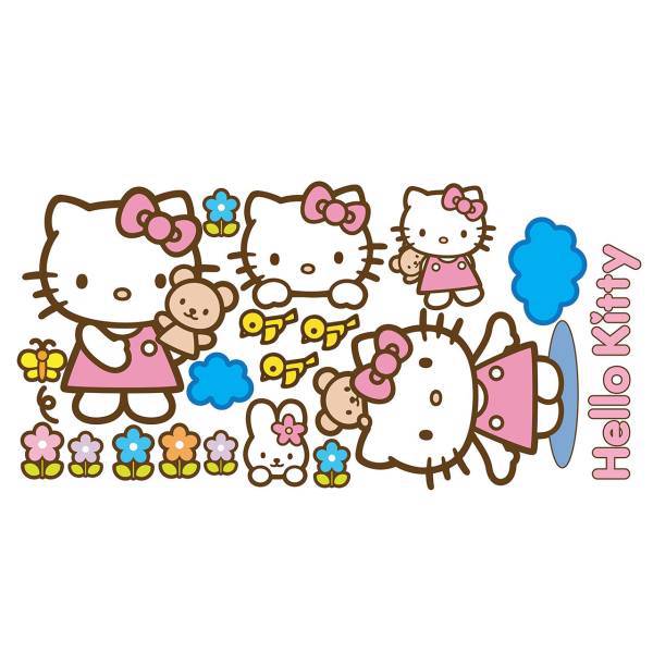 استیکر دیواری ژیوار طرح هلو کیتی، Zhivar Hello Kitty Wall Sticker