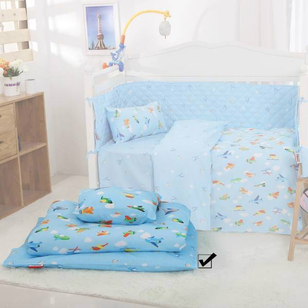 سرویس نوزادی3 تکه طرح BLUE SKY اسلیپی، Sleepy BLUE SKY Sleep Set Baby 3 Pcs