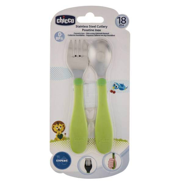 ست قاشق و چنگال چیکو مدل 6831، Chicco 6831 Spoon And Forks Set