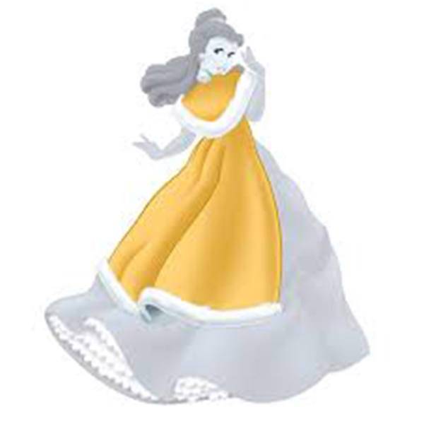 استیکر رومیت مدل Disney Princess Belle Holiday Add On، Roommate Disney Princess Belle Holiday Add On Sticker