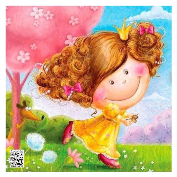 تابلو قصه گو کیدتونز طرح سارا و گرگ ناقلا، Kidtunes Sarah And The Naughty Wolf Storyteller Board