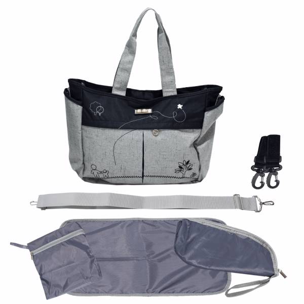 ساک لوازم کودک لالابای مدل 280Gray، Lullaby 280Gray Diaper Bag