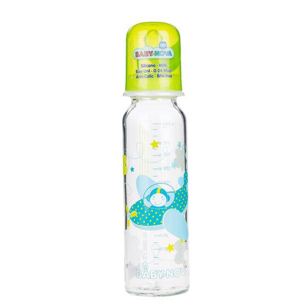 شیشه شیر بیبی نوا مدل Airplane ظرفیت 240 میلی لیتر، Baby Nova Airplane Baby Bottle 240ml