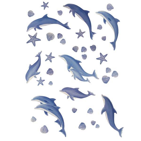 استیکر دکوفان مدل دلفین، Decofun Dolphin Wall Sticker