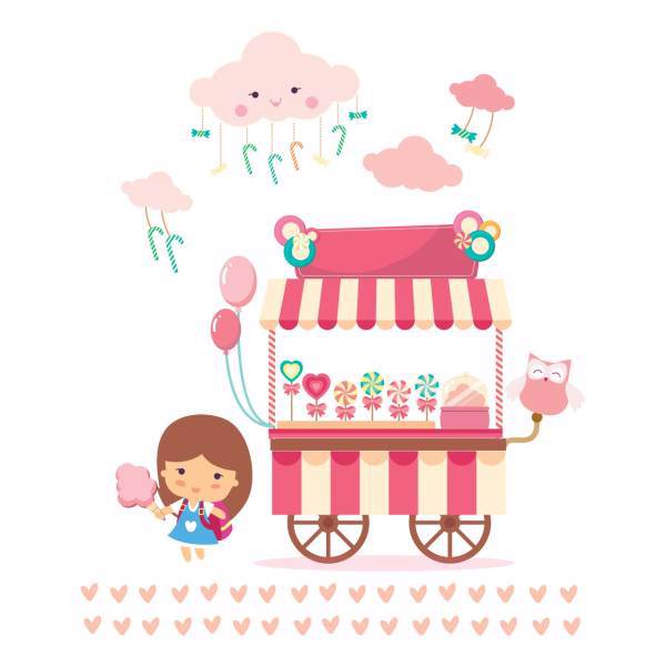 استیکر سالسو طرح Candy Carriage، Salso Candy Carriage Sticker