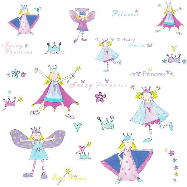 استیکر رومیت مدل Fairy Princess Appliques، Roommate Fairy Princess Appliques Sticker