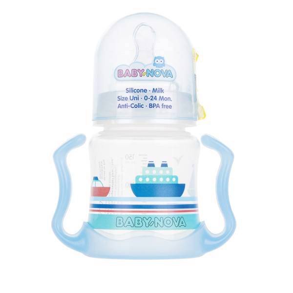 شیشه شیر بیبی نوا مدل Boat ظرفیت 150 میلی لیتر، Baby Nova Boat Baby Bottle 150ml