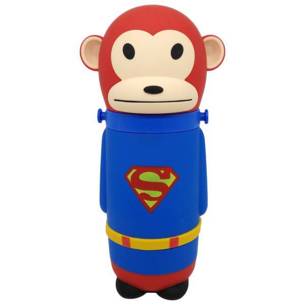 فلاسک کیدتونز مدل بیگ مانکی طرح سوپر من کد KKF-086-2 ظرفیت 280 میلی لیتر، Kidtunse Big Monkey Superman KKF-086-2 Flask 280 ml