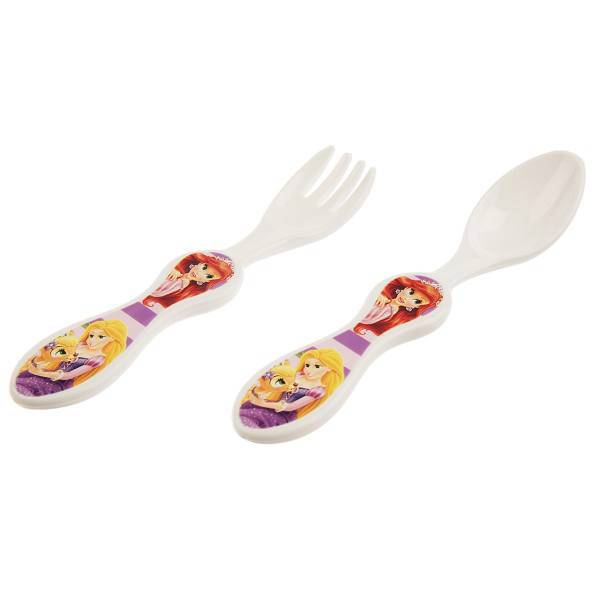 ست قاشق و چنگال کودک بلو بیبی مدل Prances B-002، Blue Baby Prances B-002 Baby Cutlery Set