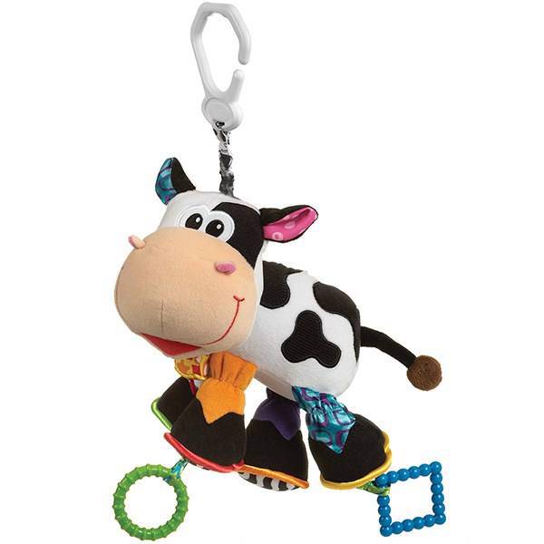 آویز عروسکی پلی گرو مدل گاو، Playgro Cow Doll Pendant