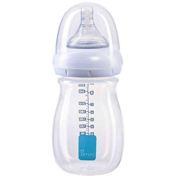 شیشه شیر یومیی مدل N100004-T ظرفیت 260 میلی لیتر، Umee N100004-T Baby Bottle 260 ml