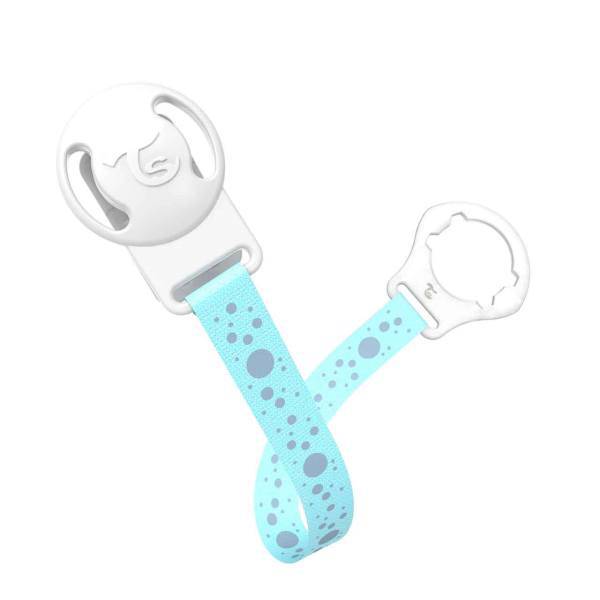 بند پستانک توییست شیک مدل 78292، PACIFIER CLIP - PASTEL BLUE