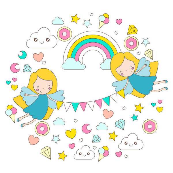 استیکر سالسو طرح Little Angel، Salso Little Angel Sticker