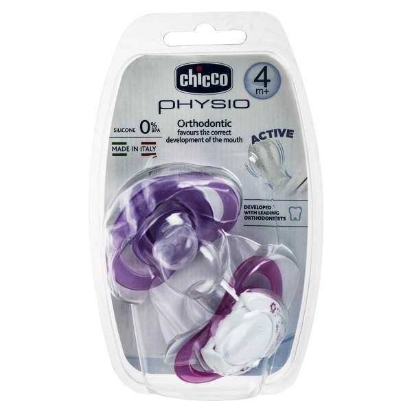 پستانک ارتودنسی چیکو مدل 72932VP بسته 2 عددی، Chicco 72932VP Orthodontic Pacifier Pack Of 2