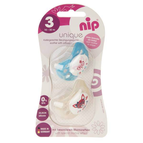 پستانک نیپ مدل 31314BW بسته 2 عددی، Nip 31314BW Pacifier And Accessories Pack Of 2