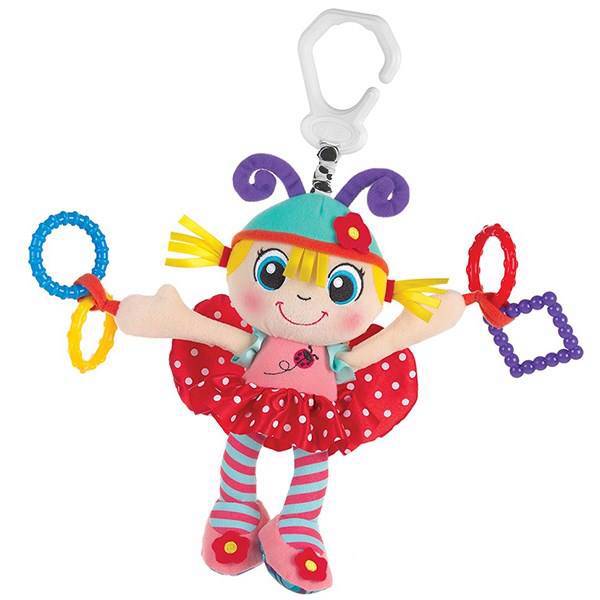 آویز عروسکی پلی گرو مدل کفشدوزک، Playgro Ladybird Doll Pendant