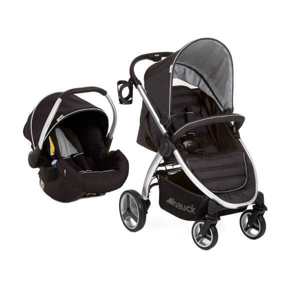 ست کالسکه و کریر هاوک مدل Lift Up 4 SND Sand Black، Hauck Lift Up 4 SND Sand Black Stroller Set