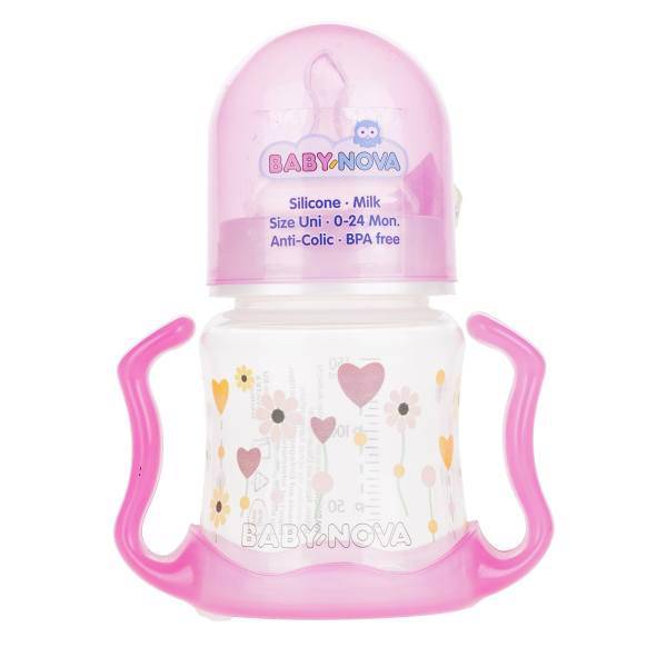 شیشه شیر بیبی نوا مدل Flower ظرفیت 150 میلی لیتر، Baby Nova Flower Baby Bottle 150ml