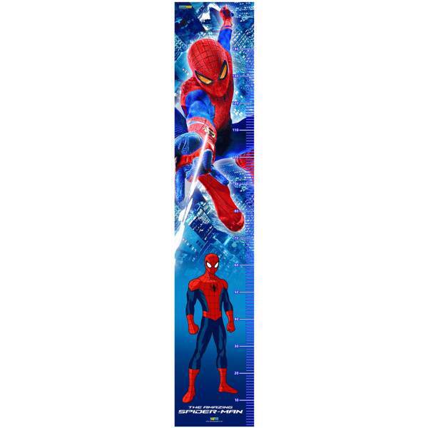 استیکر اندازه گیری قد باران کیدز طرح اسپایدرمن، Spider Man Wall-Mount Height Measure