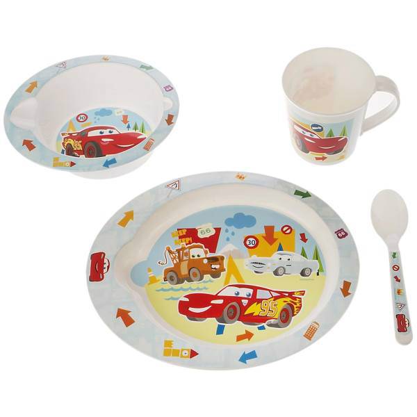 ست 5 تکه غذاخوری کودک دیزنی بیبی مدل Mc Queen، Disney Baby Mc Queen Baby Dish Set 5 Piece