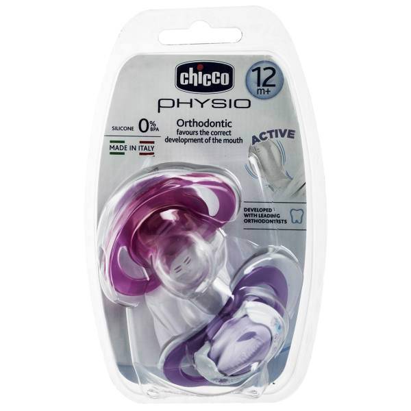 پستانک ارتودنسی چیکو مدل 72934VP بسته 2 عددی، Chicco 72934VP Orthodontic Pacifier Pack Of 2