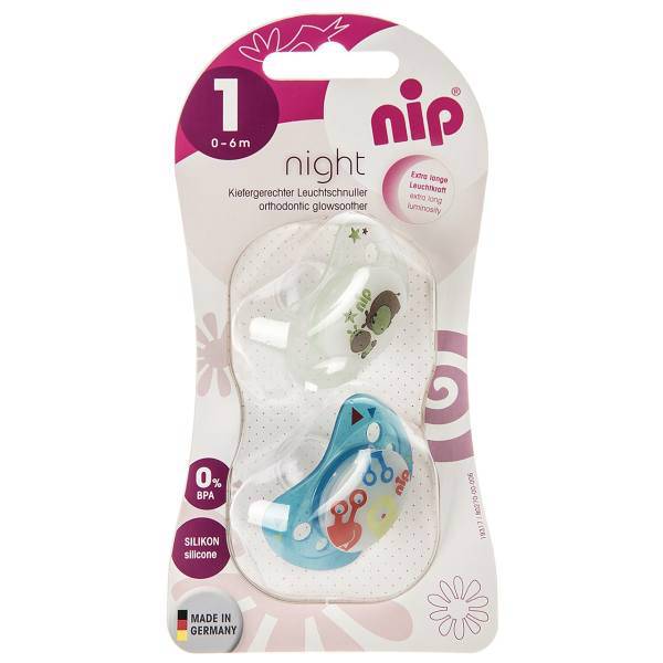 پستانک نیپ مدل 31309BG بسته 2 عددی، Nip 31309BG Pacifier And Accessories Pack Of 2