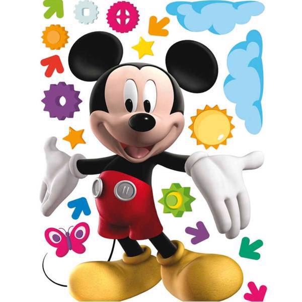 استیکر دکوفان مدل Mickey Mouse Magic Wall، Decofun Mickey Mouse Magic Wall Sticker