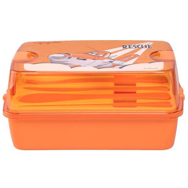 ست ظرف غذای کودک هروین مدل Planes کد 102، Herevin Planes 102 Kid Food Container Set