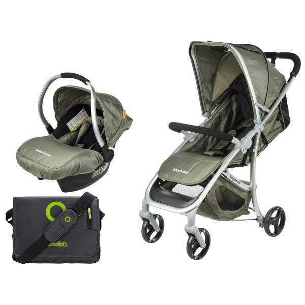 ست کالسکه بیبی هوم مدل Emotion Kaki، Baby Home Emotion Kaki Stroller Set