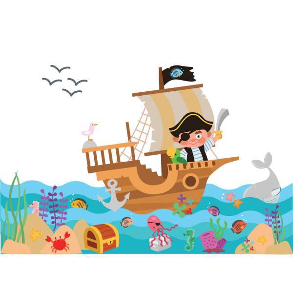 استیکر سالسو طرح Little Pirate، Salso Little Pirate Sticker