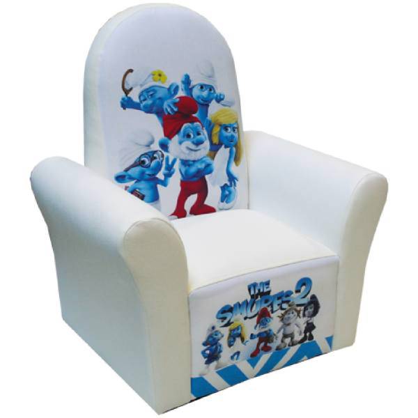 مبل کودک پینک مدل Smurf، Pink Smurf Kids Sofa