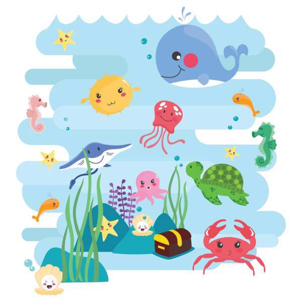 استیکر سالسو طرح Under Sea، Salso Under Sea Sticker