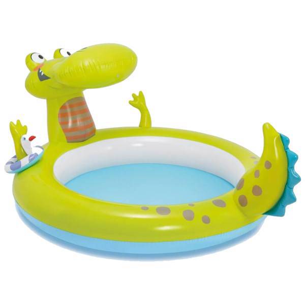 استخر بادی اینتکس مدل افشانی تمساح 57431، intex Alligator wind pond 57431